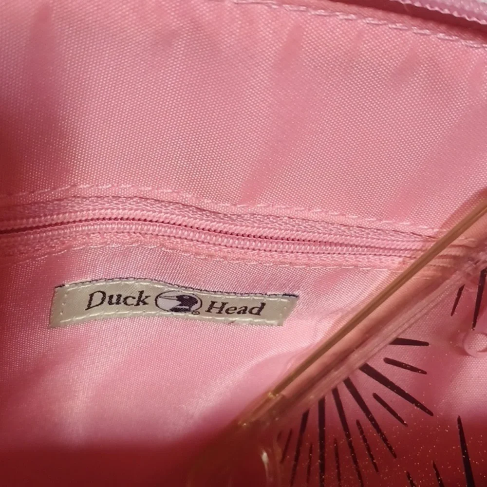 DUCK HEAD BRAND PURSE IN A BEAUTIFUL PINK AND TAN